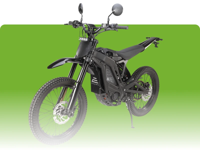 E Ride Pro E-Moto während der Inspektion in der ELMOX Werkstatt